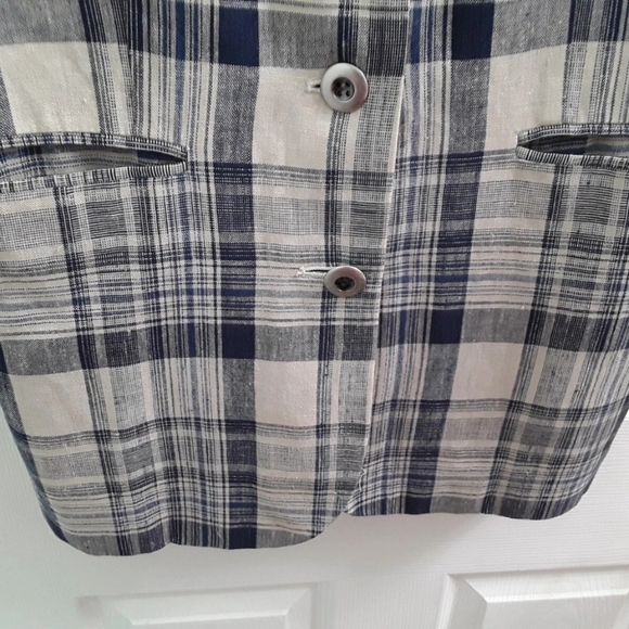 EXPRESS Plaid Women's Blazer - Picture 5 of 10